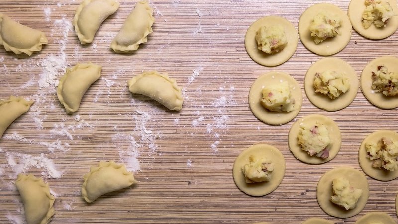 Zdjęcie: Pierogi ruskie: proporcje farszu i sposób gotowania
